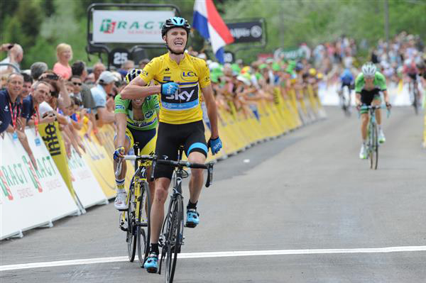 Chris Froome wins stage 2